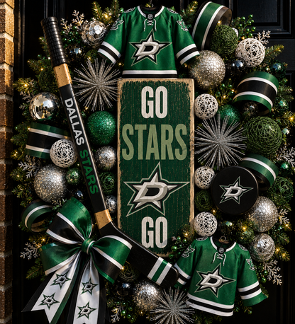 Handmade NHL wreaths