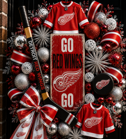 Handmade NHL wreaths