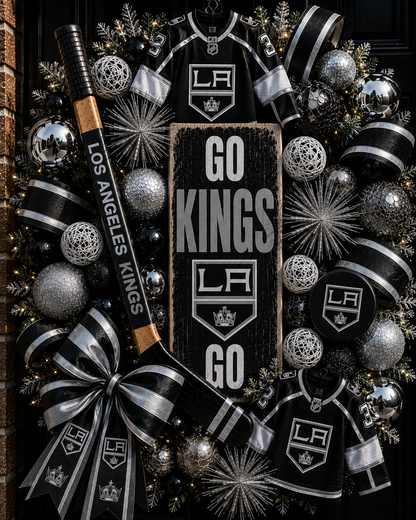 Handmade NHL wreaths